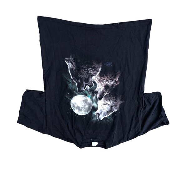 Vintage 2007 The Mountain Wolf Pack Graphic T Shirt Black Large - Picture 3 of 7